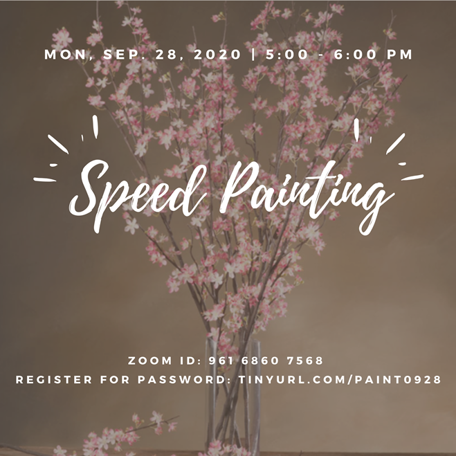 SPEED PAINTING WORKSHOP POSTER