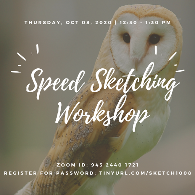 Speed Sketching Poster