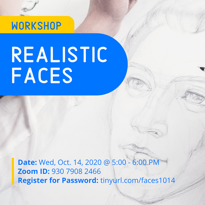 Realistic Faces Poster